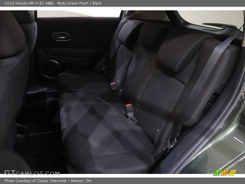 Misty Green Pearl / Black 2016 Honda HR-V EX AWD