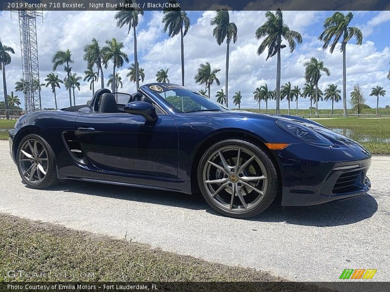  2019 718 Boxster  Night Blue Metallic