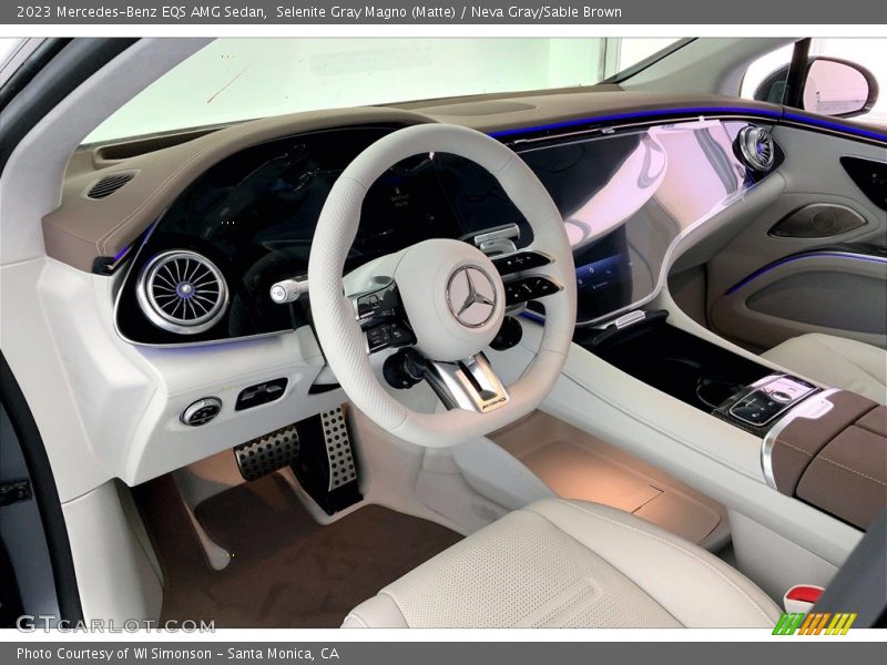  2023 EQS AMG Sedan Neva Gray/Sable Brown Interior
