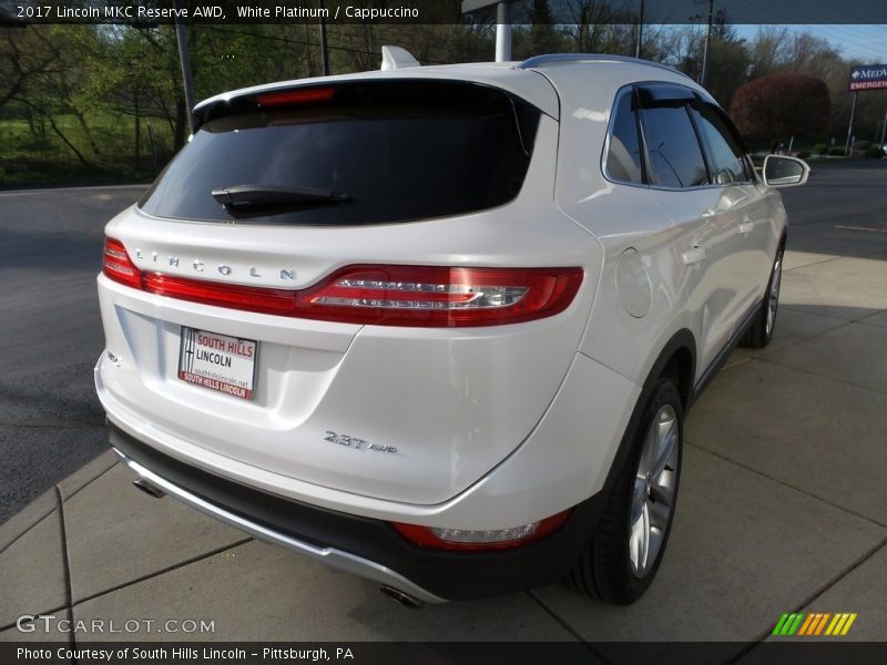 White Platinum / Cappuccino 2017 Lincoln MKC Reserve AWD