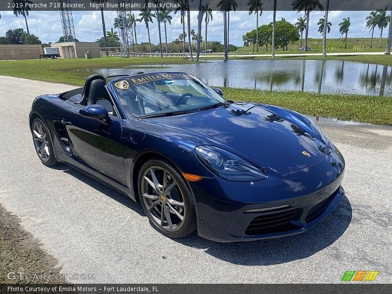 Front 3/4 View of 2019 718 Boxster 