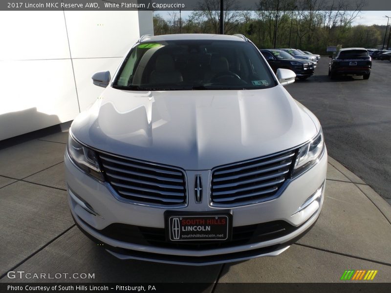 White Platinum / Cappuccino 2017 Lincoln MKC Reserve AWD