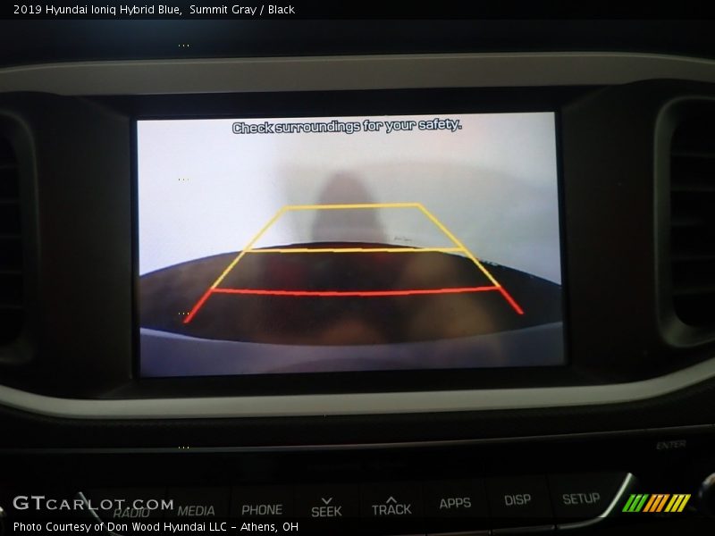 Summit Gray / Black 2019 Hyundai Ioniq Hybrid Blue