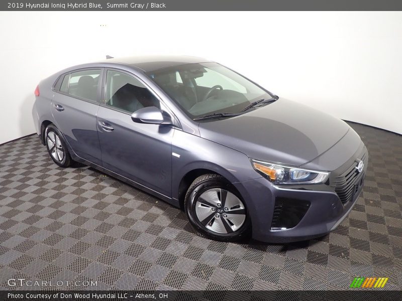 Summit Gray / Black 2019 Hyundai Ioniq Hybrid Blue