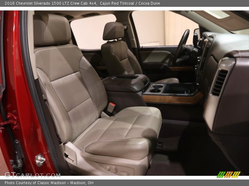 Cajun Red Tintcoat / Cocoa Dune 2018 Chevrolet Silverado 1500 LTZ Crew Cab 4x4