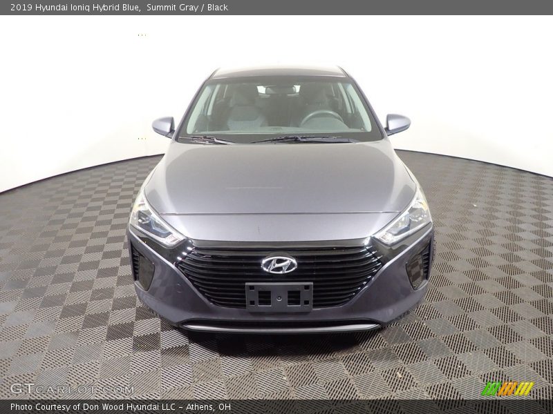 Summit Gray / Black 2019 Hyundai Ioniq Hybrid Blue