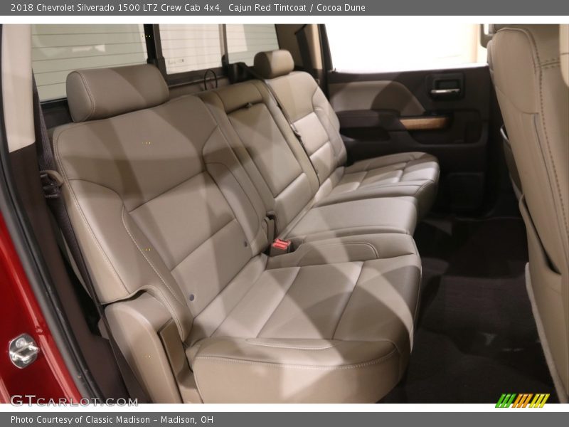 Cajun Red Tintcoat / Cocoa Dune 2018 Chevrolet Silverado 1500 LTZ Crew Cab 4x4