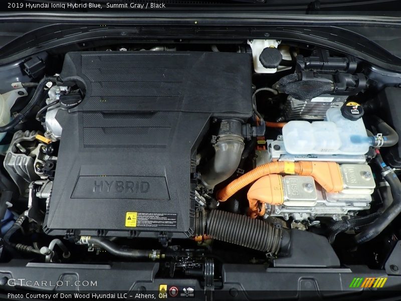 Summit Gray / Black 2019 Hyundai Ioniq Hybrid Blue