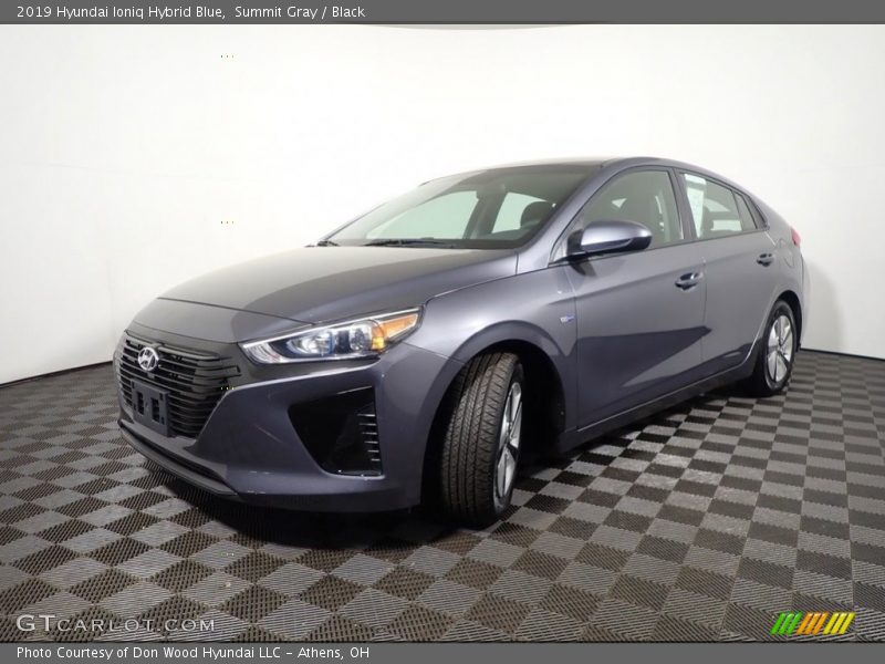 Summit Gray / Black 2019 Hyundai Ioniq Hybrid Blue