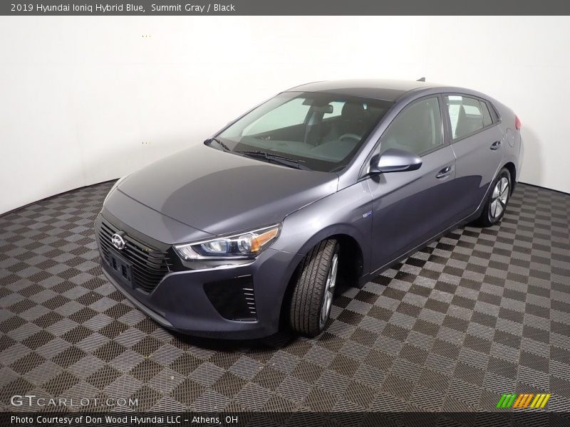 Summit Gray / Black 2019 Hyundai Ioniq Hybrid Blue