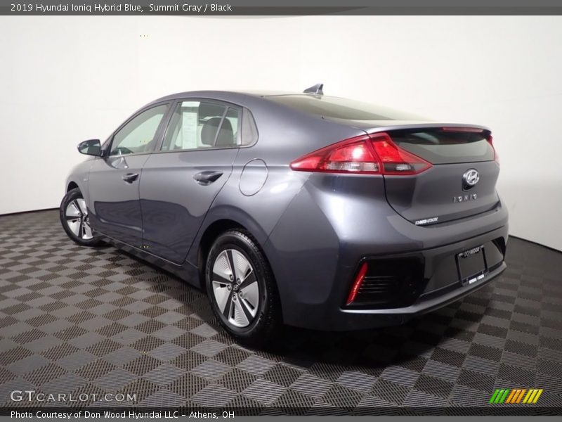 Summit Gray / Black 2019 Hyundai Ioniq Hybrid Blue