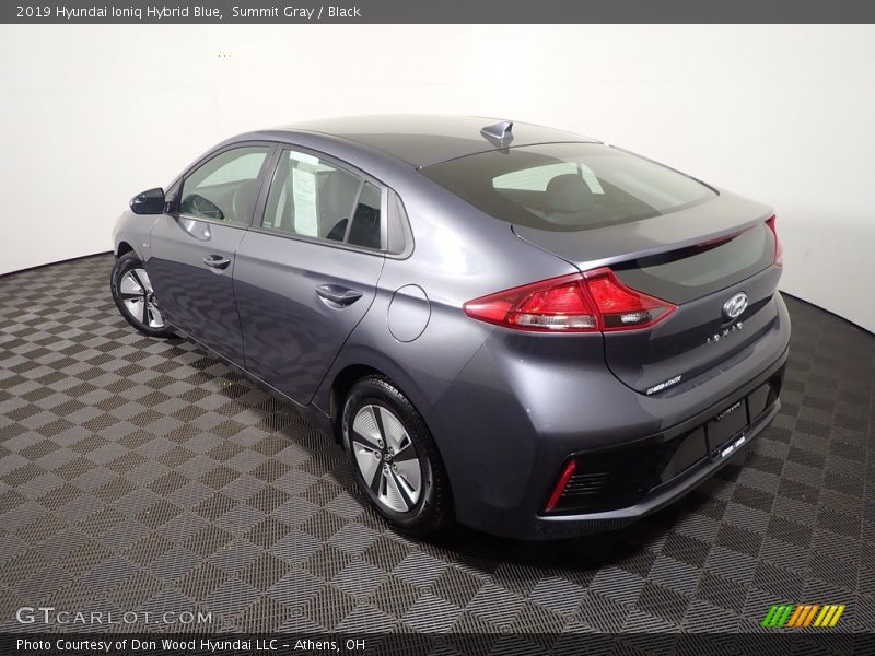 Summit Gray / Black 2019 Hyundai Ioniq Hybrid Blue
