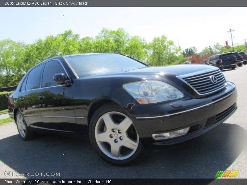 Black Onyx / Black 2005 Lexus LS 430 Sedan