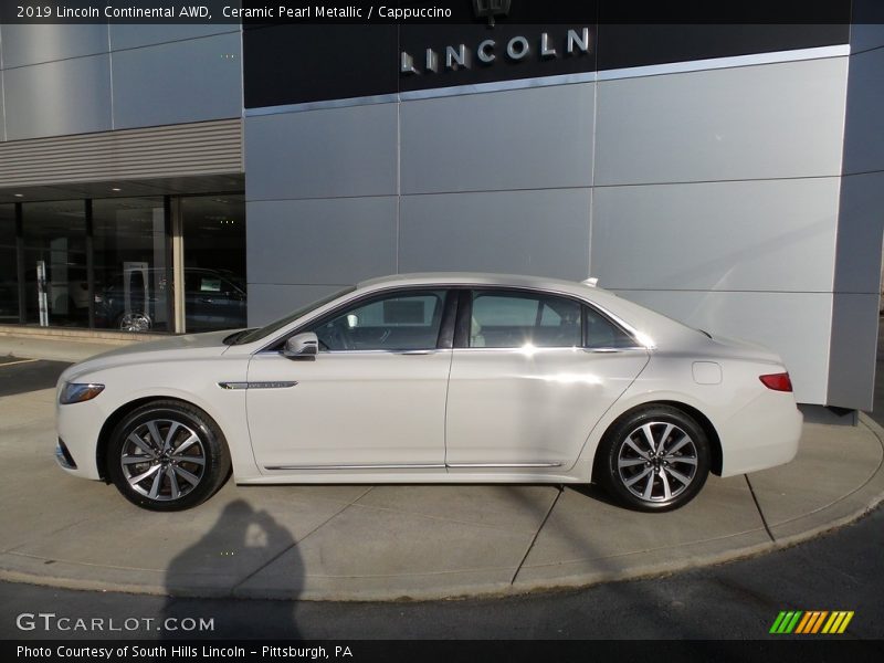 Ceramic Pearl Metallic / Cappuccino 2019 Lincoln Continental AWD