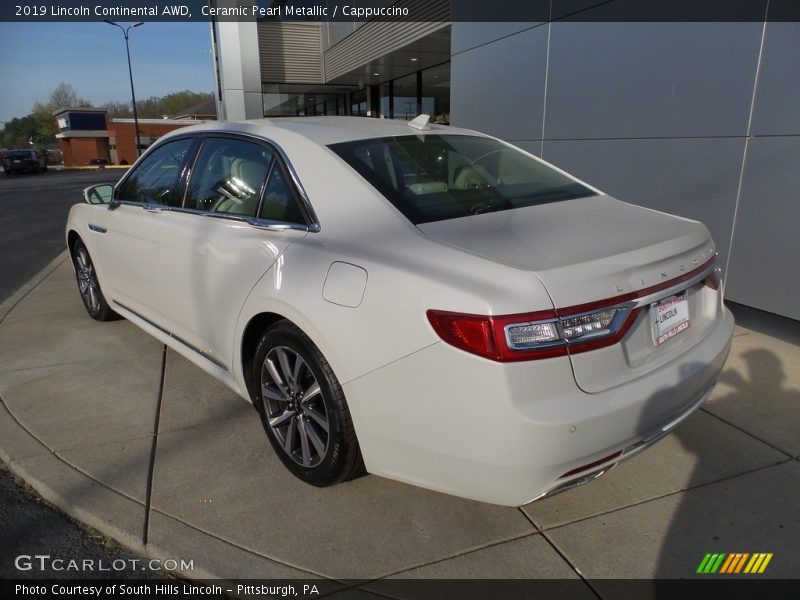Ceramic Pearl Metallic / Cappuccino 2019 Lincoln Continental AWD