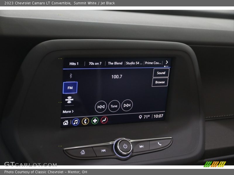 Summit White / Jet Black 2023 Chevrolet Camaro LT Convertible