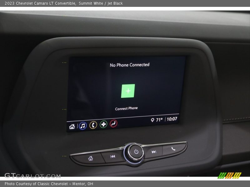 Controls of 2023 Camaro LT Convertible