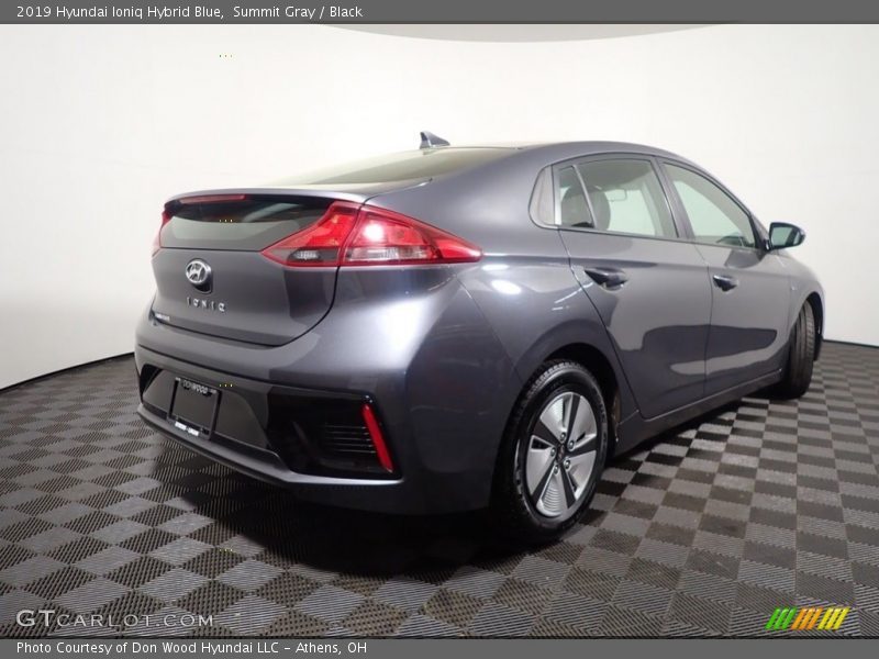 Summit Gray / Black 2019 Hyundai Ioniq Hybrid Blue