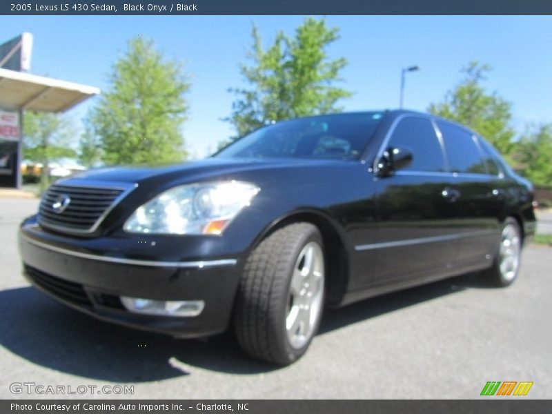 Black Onyx / Black 2005 Lexus LS 430 Sedan