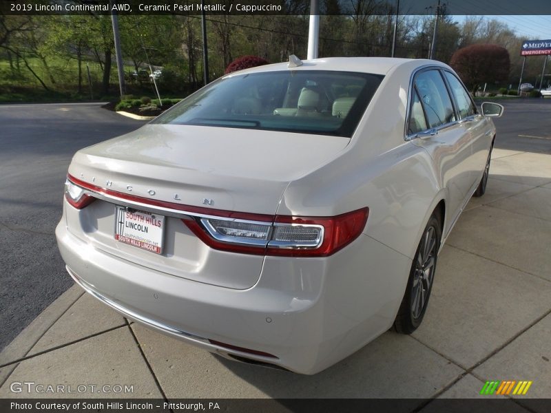 Ceramic Pearl Metallic / Cappuccino 2019 Lincoln Continental AWD
