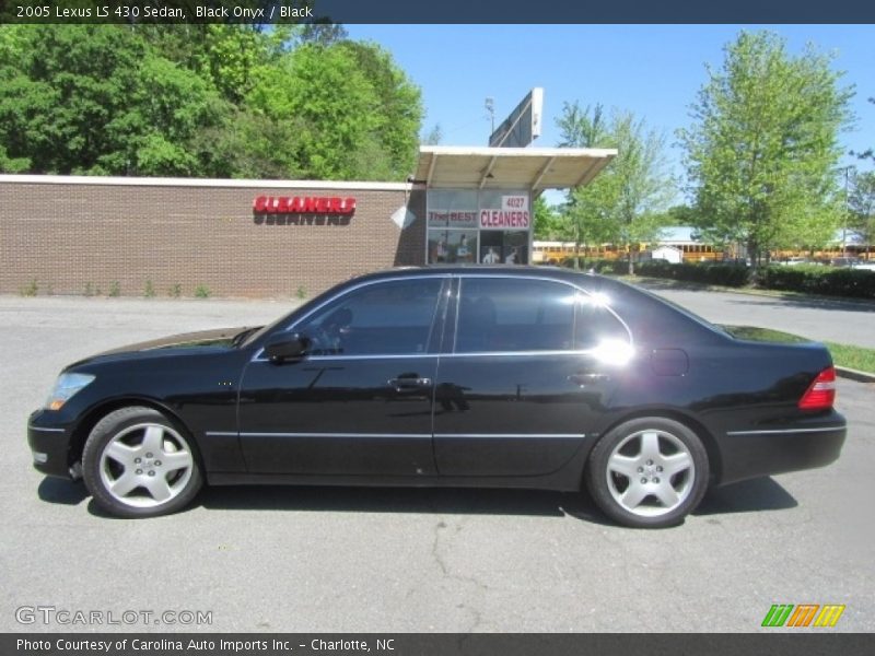Black Onyx / Black 2005 Lexus LS 430 Sedan
