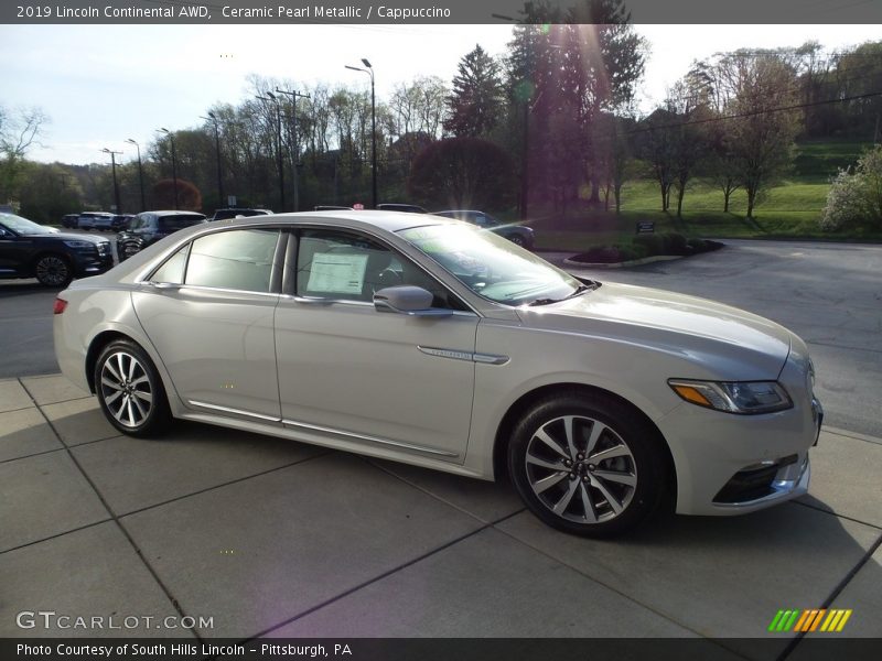 Ceramic Pearl Metallic / Cappuccino 2019 Lincoln Continental AWD