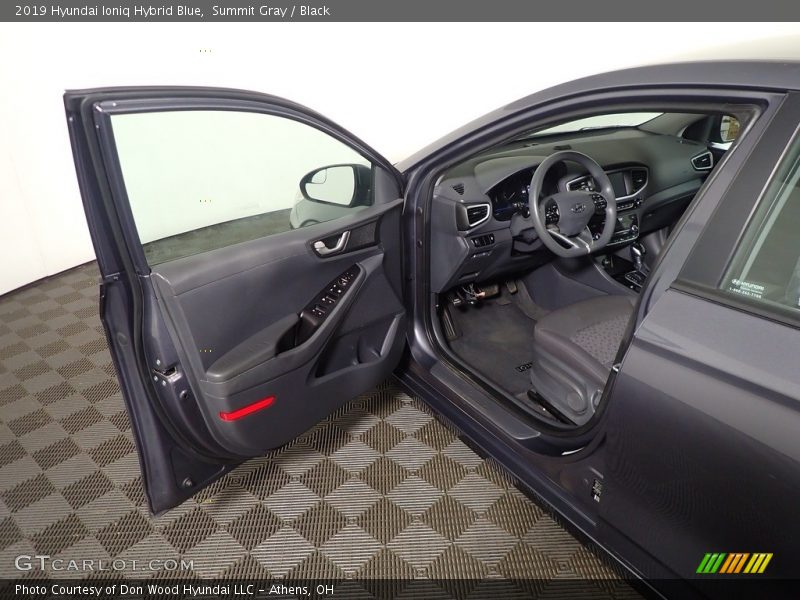 Summit Gray / Black 2019 Hyundai Ioniq Hybrid Blue