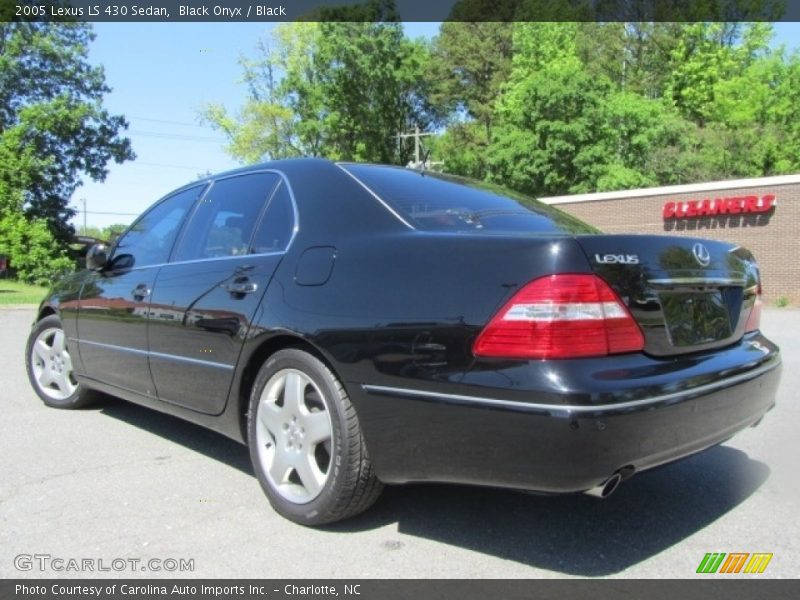 Black Onyx / Black 2005 Lexus LS 430 Sedan