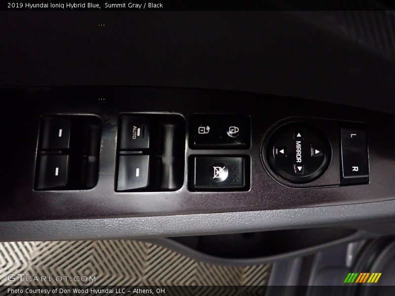 Summit Gray / Black 2019 Hyundai Ioniq Hybrid Blue