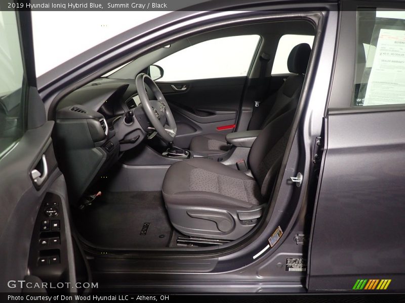 Summit Gray / Black 2019 Hyundai Ioniq Hybrid Blue
