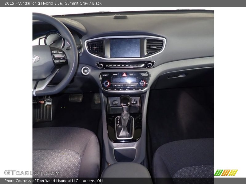 Summit Gray / Black 2019 Hyundai Ioniq Hybrid Blue