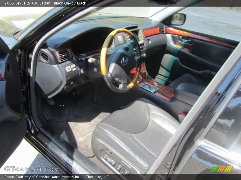 Black Onyx / Black 2005 Lexus LS 430 Sedan