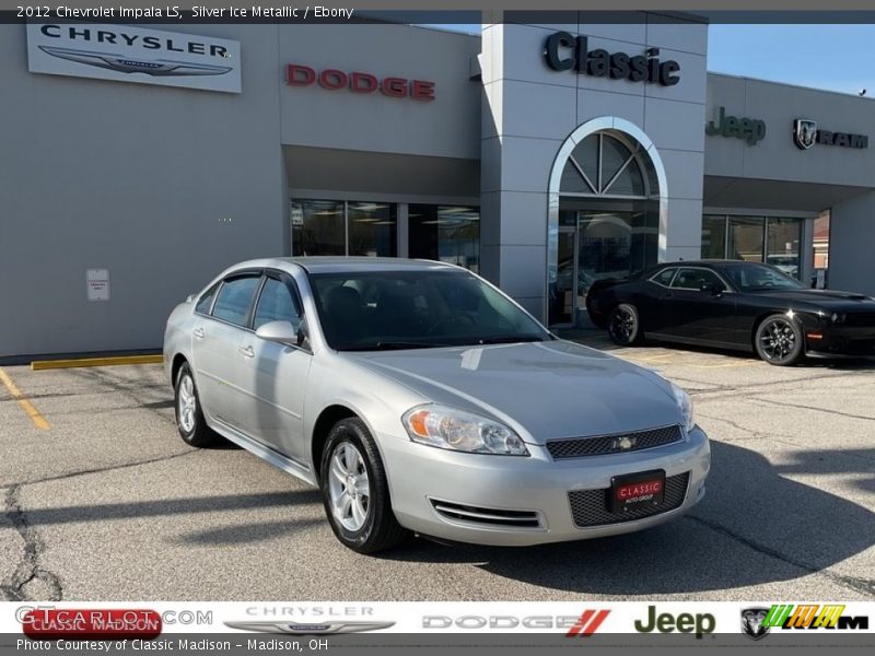 Silver Ice Metallic / Ebony 2012 Chevrolet Impala LS