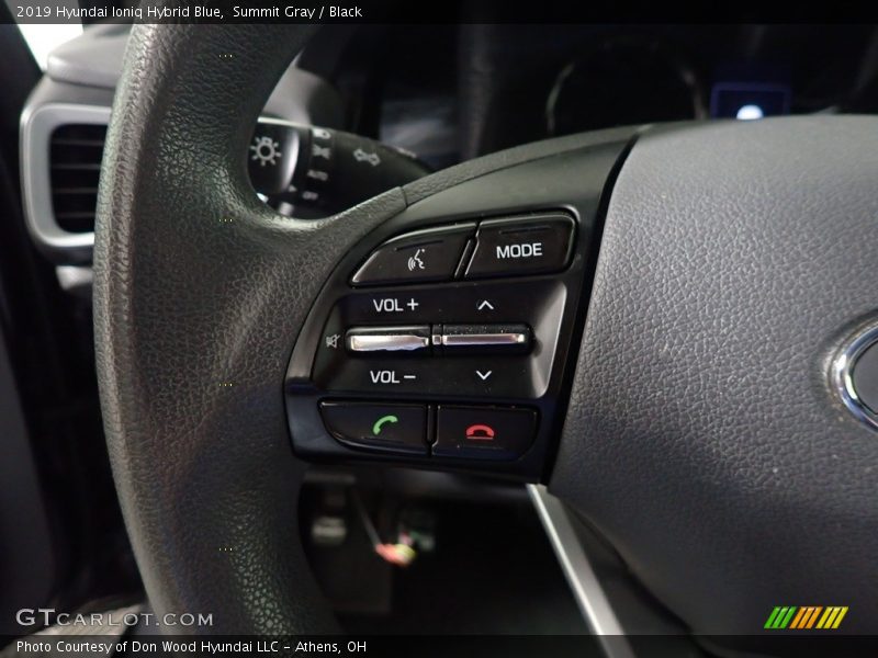 Summit Gray / Black 2019 Hyundai Ioniq Hybrid Blue