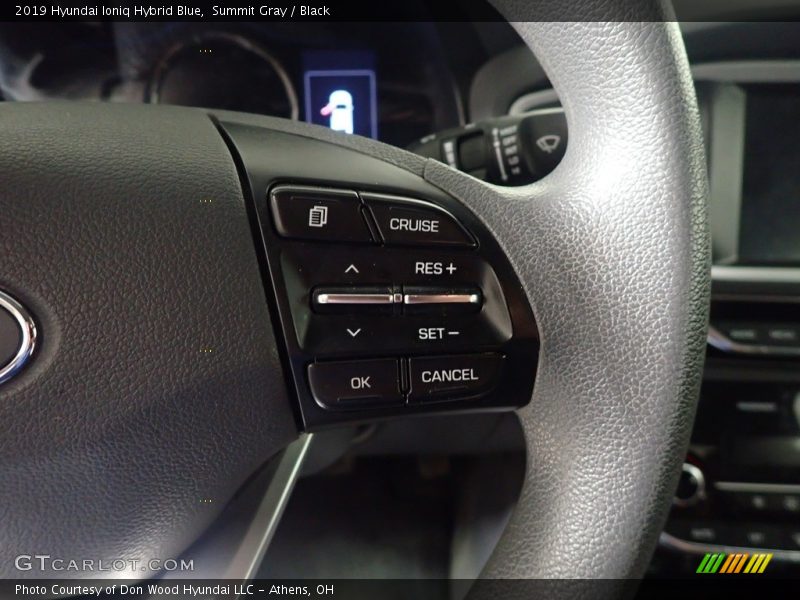 Summit Gray / Black 2019 Hyundai Ioniq Hybrid Blue
