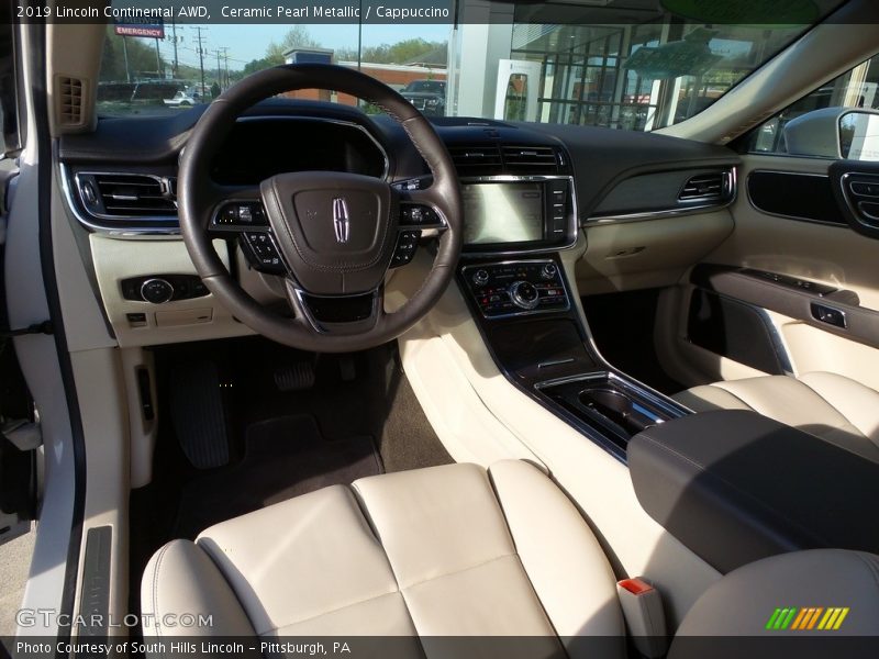 Ceramic Pearl Metallic / Cappuccino 2019 Lincoln Continental AWD