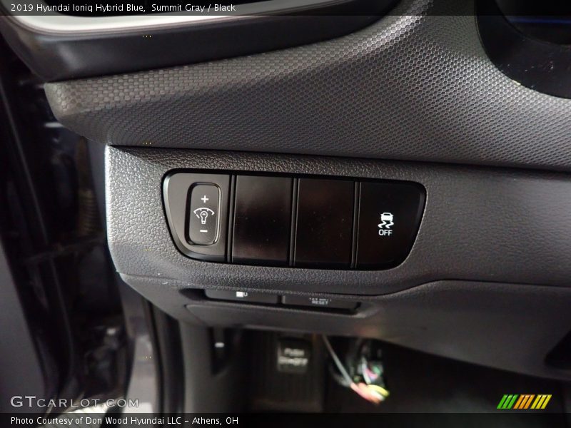 Summit Gray / Black 2019 Hyundai Ioniq Hybrid Blue