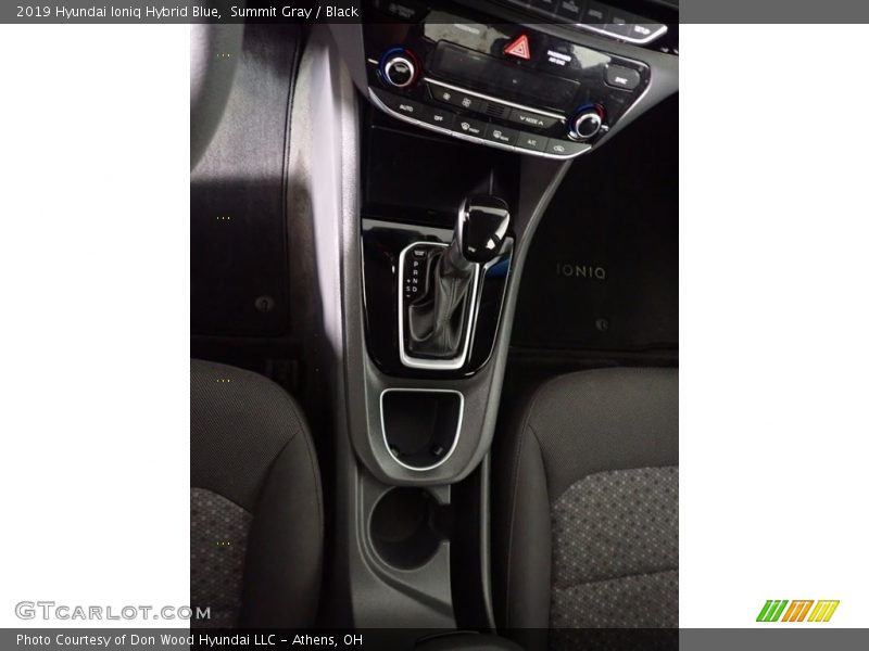 Summit Gray / Black 2019 Hyundai Ioniq Hybrid Blue