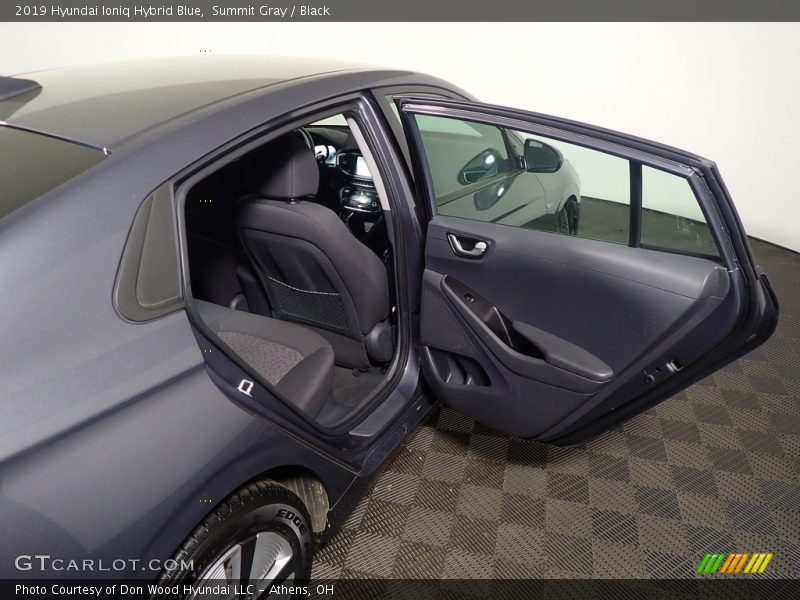 Summit Gray / Black 2019 Hyundai Ioniq Hybrid Blue