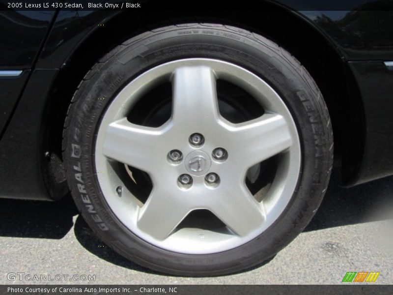 Black Onyx / Black 2005 Lexus LS 430 Sedan