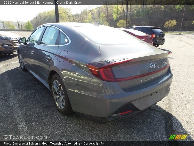 Hampton Gray / Dark Gray 2020 Hyundai Sonata SEL
