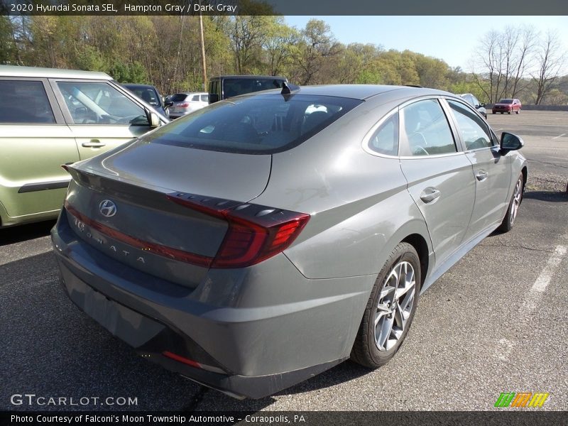 Hampton Gray / Dark Gray 2020 Hyundai Sonata SEL