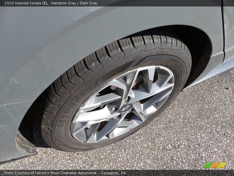 Hampton Gray / Dark Gray 2020 Hyundai Sonata SEL