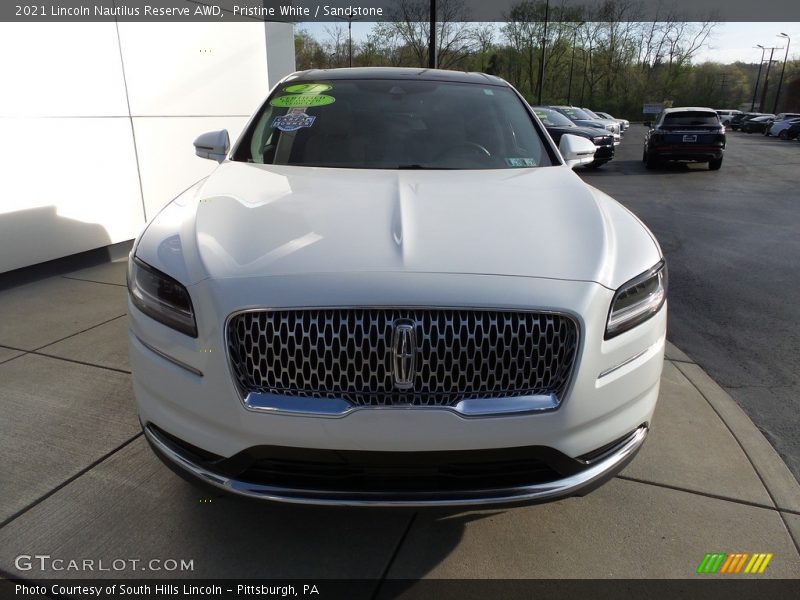 Pristine White / Sandstone 2021 Lincoln Nautilus Reserve AWD