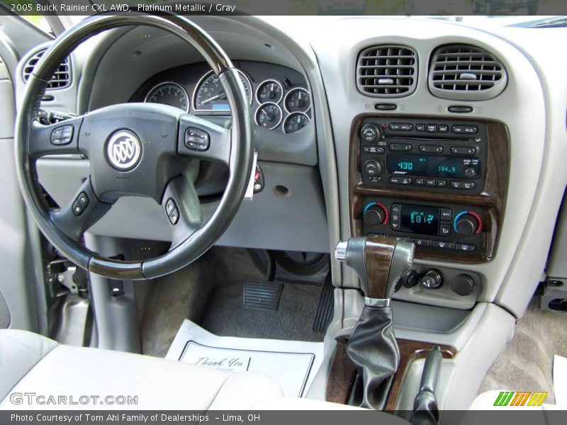 Platinum Metallic / Gray 2005 Buick Rainier CXL AWD