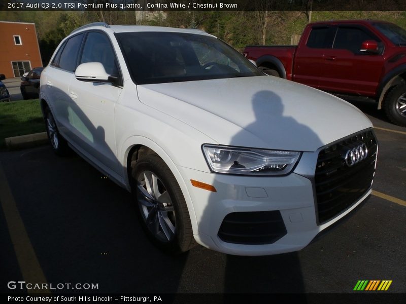 Cortina White / Chestnut Brown 2017 Audi Q3 2.0 TFSI Premium Plus quattro