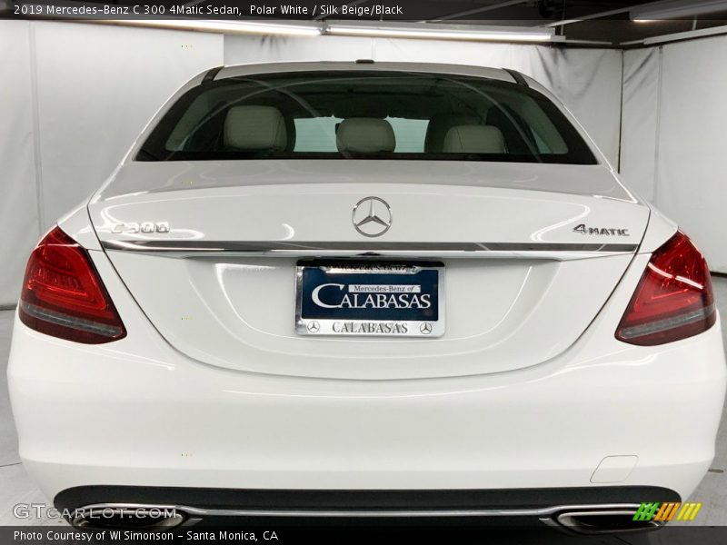 Polar White / Silk Beige/Black 2019 Mercedes-Benz C 300 4Matic Sedan