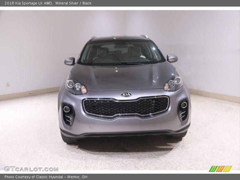 Mineral Silver / Black 2018 Kia Sportage LX AWD