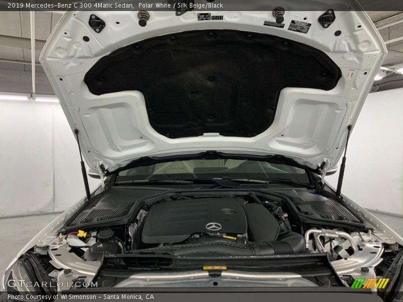 Polar White / Silk Beige/Black 2019 Mercedes-Benz C 300 4Matic Sedan