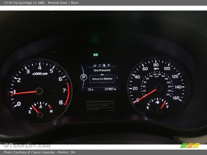 Mineral Silver / Black 2018 Kia Sportage LX AWD